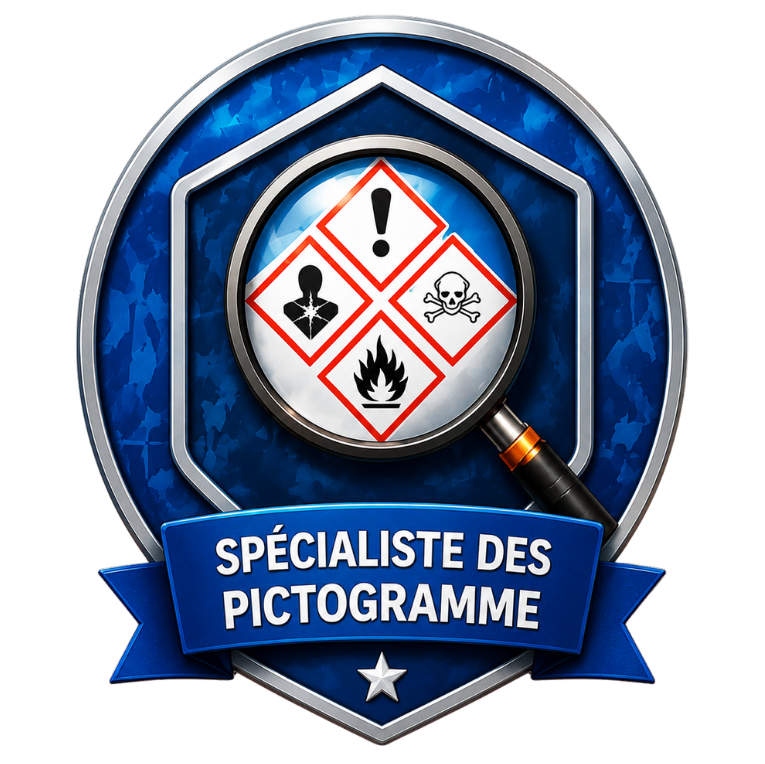 Badge Spécialiste des pictogrammes